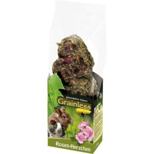JR Farm Grainless hjerter med roser